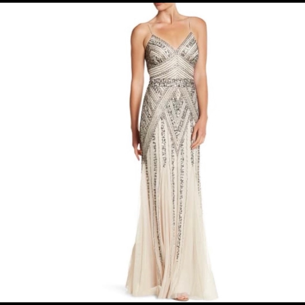 Beaded Gown.